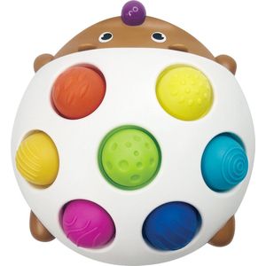 Bo Jungle - Educatief Speelgoed Baby - Egel met silicone knoppen - Pop it Fidget - Eddy The Popping Hedgehog