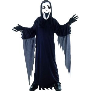 Halloweenkostuum als in de film Scream voor kinderen - Verkleedkleding - 116/122