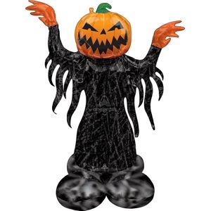 Amscan - Airloonz folieballon Pompoen - Halloween - Halloween Decoratie - Halloween Versiering - Halloween Ballonnen