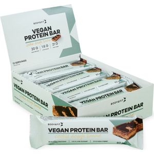 Body & Fit Vegan Protein Bar - Plantaardige Proteïne Repen - Cookie Dough - 12 Eiwitrepen (720 gram)