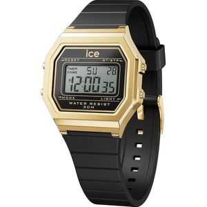 Ice Watch Ice Digit Retro - Black Gold - Horloge - IW022064 - 32mm