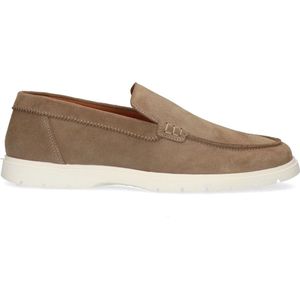 Sacha - Heren - Beige suède loafers - Maat 46