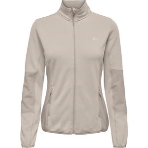 Only Play Jetta Hn Dames Fleece Jack 15233181-fog - Kleur Grijs - Maat XL