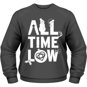 All Time Low Sweater/trui -S- Christmas Logo Grijs