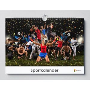 Sport kalender 35x24 cm | Verjaardagskalender