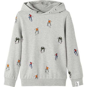 Name it sweater jongens - grijs - NKMlikkel - maat 158/164