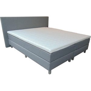 Slaaploods.nl Praag - Boxspring inclusief matras - 140x200 cm - Grijs