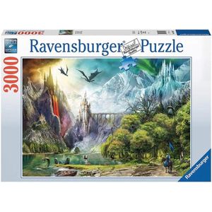 Ravensburger - Puzzel Voor Volwassenen – Puzzel 3000 P – Heerschap van de Draken – 16462