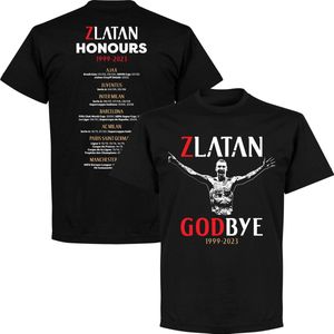 Zlatan GodBye T-Shirt - Zwart - 4XL