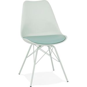 Alterego Lichtgroene industriële design stoel 'BYBLOS'