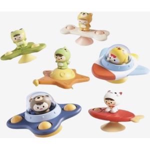 Fidget Toys - Zuignap Spinner Speelgoed - 6 stuks - Fidget spinner - Sensorisch Speelgoed - Baby - Badspeelgoed - Speelgoed - Badspinner - NIEUW - Kinderen!