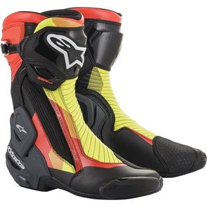 ALPINESTARS SMX PLUS V2 BLACK RED FLUO YELLOW FLUO GRAY MOTORCYCLE BOOTS 40 - Maat - Laars