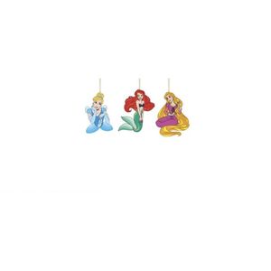 Disney prinses ornamenten, assortiment van drie: Ariel, Rapunzel en Sleeping Beauty, hoogte: 10 CM.