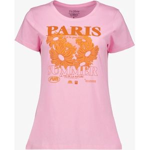 TwoDay dames T-shirt roze - Maat XL