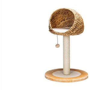 Titel: Trend Line Banana Leaf II Kattenboom - H: 93 cm Ø: 56 cm - Beige