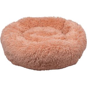 jack en vanilla - hondenkussen donut oud roze XS 50 cm - Calming basket - old pink BUBBLE - voor klein hondje of kat