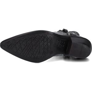 A.S.98 B84205 Enkellaarsjes - Enkelboots met rits - Dames - Zilver - Maat 37