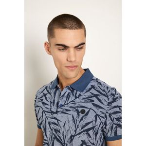 terStal Porto Nova - Heren / Volwassenen Poloshirt met Print - XL - Blauw