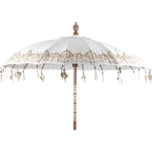 Pole To Pole Bali Parasol - 184 cm - Wit