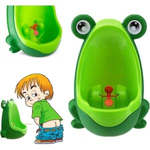 Ariko Urinoir voor kinderen - Plaspot - Hangend toilet met zuignappen - Zindelijkheid potje - Kinderurinoir - Zindelijkheidstraining kind / peuter - Groen