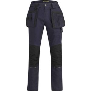 ST�ØRVIK Tim Stretch Werkbroek Heren & Dames - 97% Katoen - Maat XS - Donkerblauw