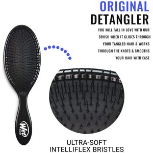 Detangler Haarborstel - Exclusieve Ultrazachte IntelliFlex Borstelharen voor Gemakkelijk Ontwarren van Klitten - Voor Alle Haartypes