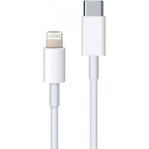 REEKIN Apple iPad/iPhone/iPod Laadkabel [1x USB-C - 1x Apple dock-stekker Lightning] 1.00 m Wit