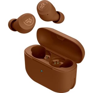 JLab Go Air POP Tones Draadloze Oordopjes - oortjes draadloos - 32 uur Speeltijd - EQ Geluidsinstellingen - Bluetooth 5.1 - Oplaadcase met ingebouwde Oplaadkabel – Pantone 1615