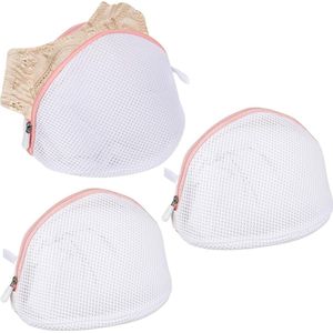 JGS ® Set van 3 Wasnetten voor BH's en Gevoelige Kledingstukken met Zelfsluitende Rits