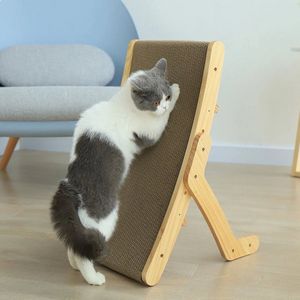 Multifunctionele Katten Krabpaal - Krab bed - Cat Scratcher - Houten Frame - Katten Bankje - Speelgoed - Huisdier Accessoires -