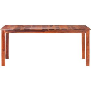 vidaXL Eettafel 180x90x76 cm - Massief Hout Houten Eettafel - Eethoek - Salontafel - Diningtable - Sheeshamhout