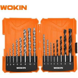 WOKIN 16-Delige professionele borenset