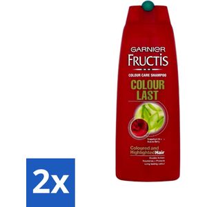 Garnier - Fructis - Shampoo - Colour Last - 250 ml - Voordeelverpakking - 2 stuks