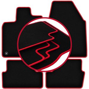 CARLUX-RED automatten voor: Nissan Qashqai J10 I crossover (2006-2013)