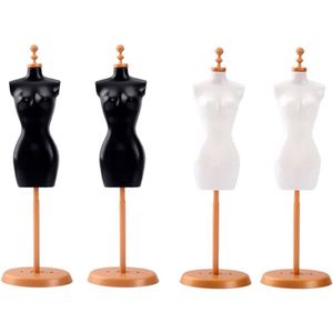 Zylo® Paspop Dames - Paspop - Etalagepop - Zwart en Wit - 28cm x 16cm 6cm