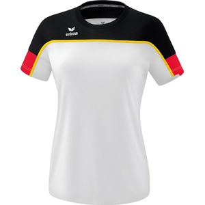 Erima Change T-Shirt Dames - Wit / Rood / Zwart | Maat: 44