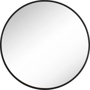 Rootz Wandspiegel - Ronde Wandspiegel - Decoratieve Spiegels - Badkamerspiegels - Grote Spiegels - Frameloze Spiegels - Make-upspiegels - Aluminiumlegering - MDF Backboard - Zilver Gecoat Glas - Goud