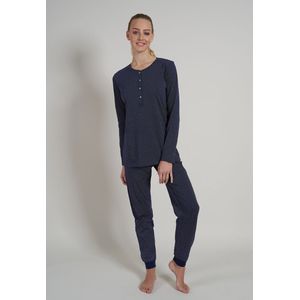 Götzburg Pyjama lange broek - 667 Blue - maat 44 (44) - Dames Volwassenen - 100% katoen- 250069-4009-667-44