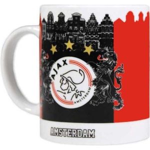 Mok ajax rood/zwart Amsterdam