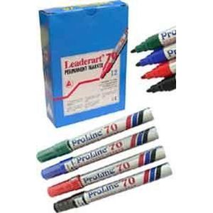 12x Leaderart 70 - Permanent Marker - Groen