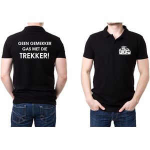 Geen Gemekker Gas Met Die Trekker! - Polo blauw L