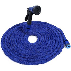 Tuinwaterslang 305m - uitbreidbaar, aansluitingen, spuitpistool - blauw water hose for gardenwater hose for garden