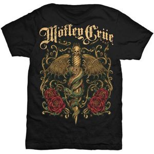 Motley Crue - Exquisite Dagger Heren T-shirt - L - Zwart