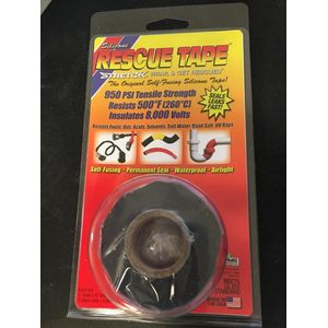 Reparatie Tape - Rescue Tape Zwart - Siliconen - Elastisch