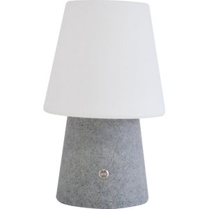 8 Seasons Design No.1 30RGB - Tafellamp oplaadbaar - Steen - 16 RGB kleuren - Led - Dimbaar - H30 cm
