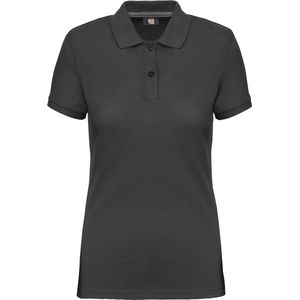 WK. Designed To Work Damespolo korte mouwen WK275 - Dark Grey - L