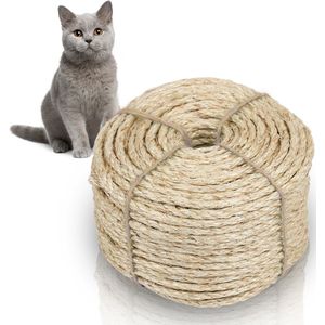 Sisaltouw （8mm,30M��）touw leiband kattenboom touw natuurlijke kattenladder kattenboom versch