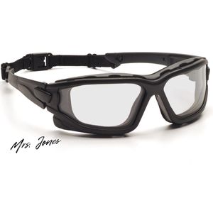 Mrs. Jones Veiligheid I-Force SB7010SDT Veiligheidsbril met Verbeterde Anti-Fog Effect Brandwerend Ongekleurd - Een maat - Helder .
