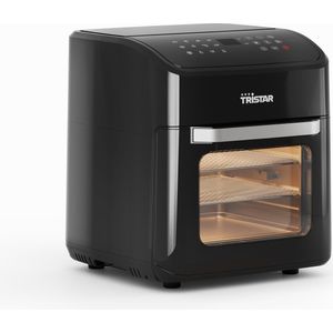 Tristar FR-9065 Airfryer Oven – 12L Capaciteit - 1800W – Digitaal Touchscreen - 12 Programma’s – Inclusief Frietmand, Grillrekken en Kruimellade – Zwart