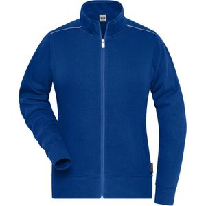 James & Nicholson Solid sweater jas met rits JN893 dames - Korenblauw - XXXL